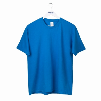 GILDAN Хлопковая футболка для отдыха, оверсайз, с печатью вашего логотипа, делается под заказ, короткий рукав