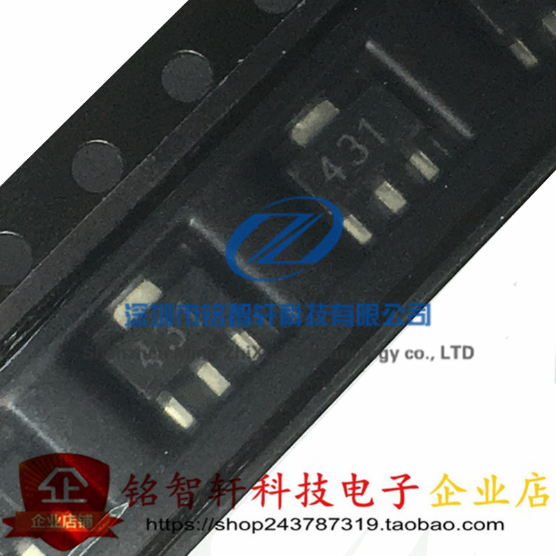 全新 贴片 TL431 丝印 431 SOT89 基准电压稳压三极管 现货 20只