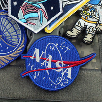 NASA badge NASA velcro armband embroidery magic sticker Backpack sticker CS logo