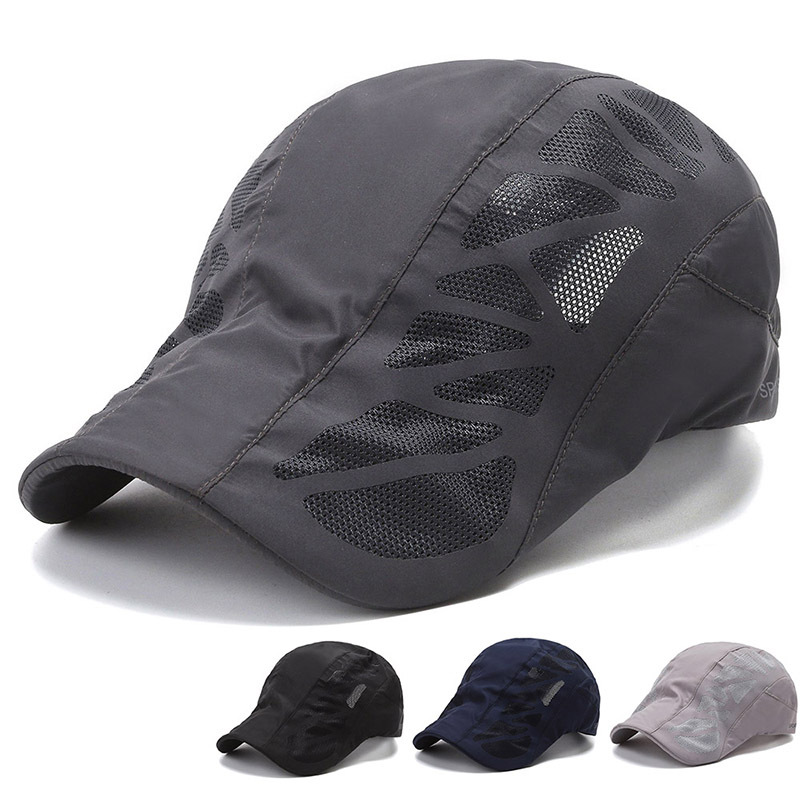Hat men's summer new outdoor leisure forward duck tongue beret thin casual breathable sunshade quick-drying sunshade