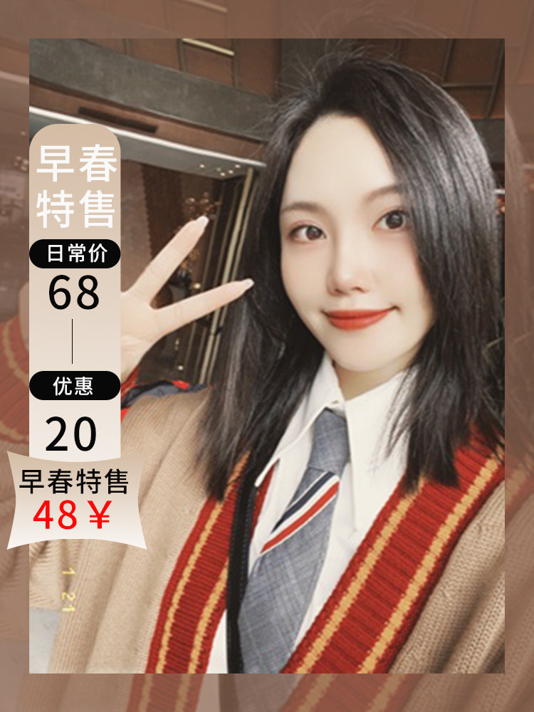 TB zipper tie tricolor stripes 5CM7CM tide embroidered narrow black gray Korean version of the tie tie tie tie