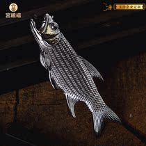 New text Forbidden City style State Wind country Chauven Chauven Worm Original Stainless Steel Horse Mouth Fish Key Buttoned Bottle Opener