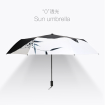 Umbrella femelle pliant soleil et pluie-preuves automatiques pour les hommes une main de soleil parasol féminin parasol écran solaire pour les rayons anti-UV