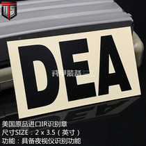 US imported IR PATCHES night vision identification badge DEA Chapter armband Velcro