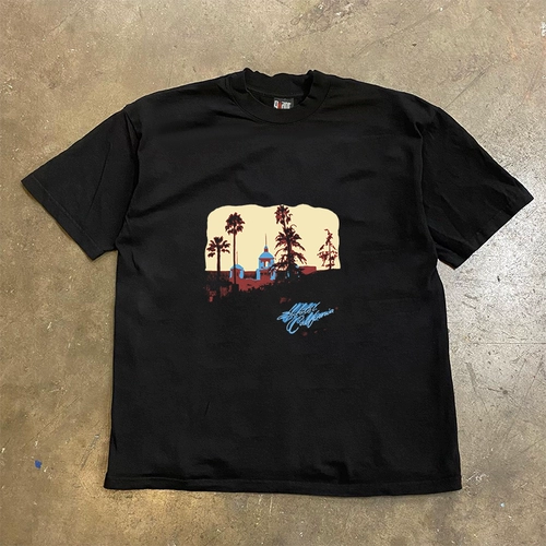 Замок для влюбленных, небольшая дизайнерская универсальная футболка с коротким рукавом, оверсайз