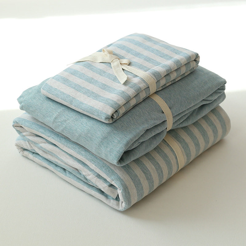 No-print nude sleep Good Geranium cotton 4 pieces Knitted Cotton 1 2m Pure Cotton Students Ultra Soft Bed Goods Three Sets