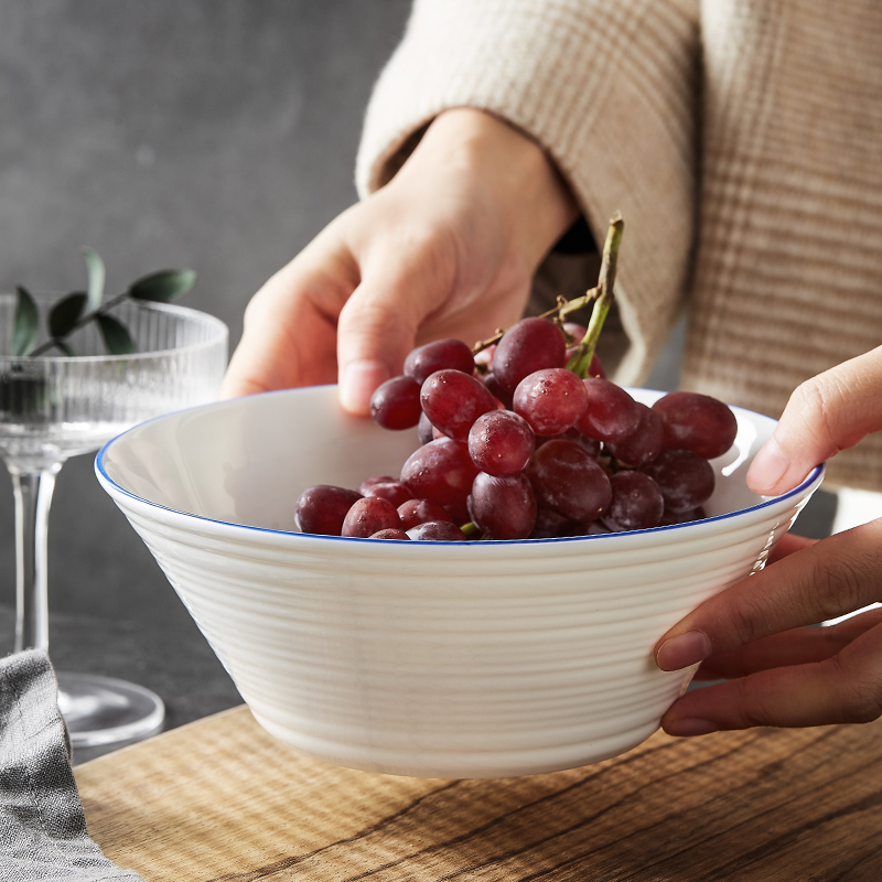 Only embellish ipads porcelain tableware rainbow such use 6.75 inch ceramic bowl of fruit salad bowl such as bowl bowl of boreal Europe style is contracted
