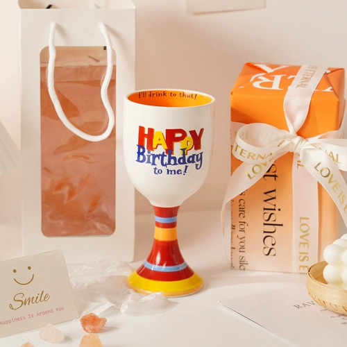 Подарок на день рождения для девочки в виде кубка лучшему другу, практичная маленькая чашка, странный и счастливый друг, креативный и забавный.