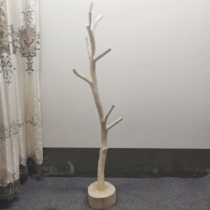 Log floor-standing branch clothes hanger coat rack bedroom B&B hotel simple modern home log style creative