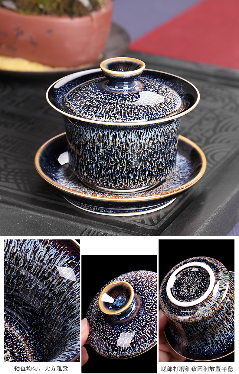 Teapot tea red glaze, suits for domestic high - grade office lounge 12 pieces of pure manual ceramic kung fu tea cups