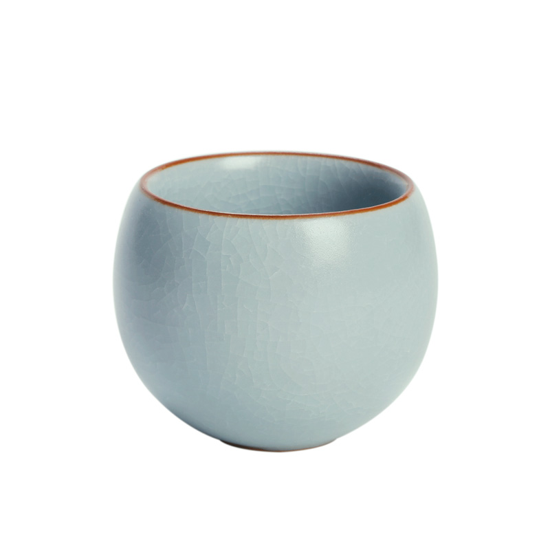 Ru up market metrix who cup single cup domestic large open piece of ceramic cups a single individual can have tea cup kung fu tea