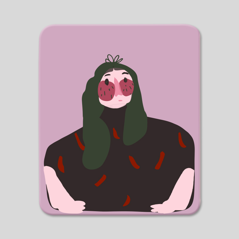 Ba trong số các gốc | mouse pad cá nhân sáng tạo máy tính xách tay thiết kế chuột pad dễ thương phim hoạt hình nhà trumpet - USB Aaccessories quạt để bàn làm việc