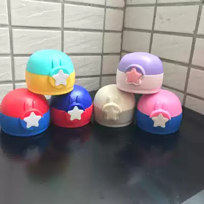 New transparent Star Children's thermos cup lid straw lid student water cup with straw lid universal accessories