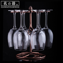 Famous new six-cup rack wine glass rack stainless steel wine glass rack high-legged wine glass rack wine glass rack