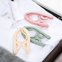 Travel portable folding dormitory multifunctional magic telescopic business support with clip drying hanger travel mini