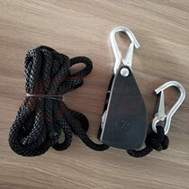 Foreign trade Export tent 500lbs Lift ratcheting rope tightener pull-tightener lifting pulley hook lifting hook