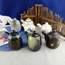 Japanese and wind underglaze color sushi soy sauce dumpling vinegar pot sesame oil pot liquid hand-painted ceramic seasoning pot