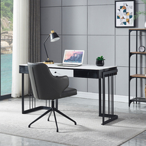  Italian rock board book room desk Modern minimalist desk Nordic small apartment home bedroom computer desk Writing desk
