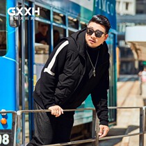 GxxH new trendy brand tide fat big size casual loose sleeveless jacket plus fat big fat guy autumn and winter down jacket