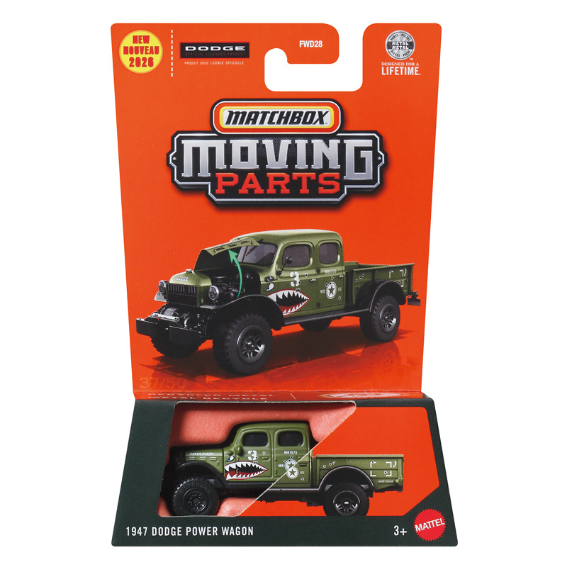 Matchbox Fwd28 Open-Door Vehicle Dodge Dodge Power Wagon Power Pickup Truck Matchbox