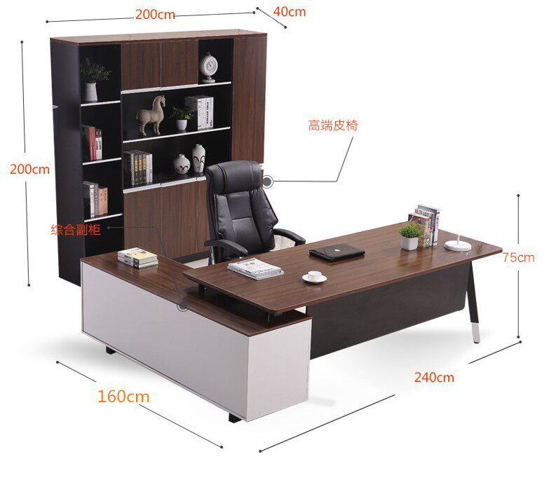 Office furniture manager desk executive desk boss desk desk president desk simple modern table and chair combination