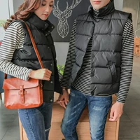 Cặp đôi mẫu áo vest cotton nam mùa thu đông dày nam thanh niên hoang dã áo khoác nữ vest ngắn phiên bản Hàn Quốc áo khoác nam đẹp