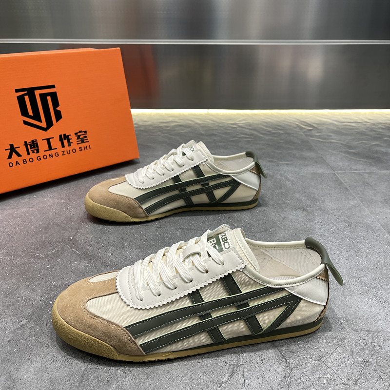 Men's shoes 2022 new leather Forrest Gump shoes trendy all-match breathable canvas shoes sports soft bottom men's casual sneakers