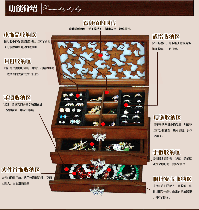 Coffret à bijoux - Ref 3105954 Image 9