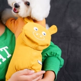 Сеть красная одежда для собак маленькая собака петтишка тонкая одежда Тедди Бибели красавица милый щенок четырехдушный осенний и зимний платье