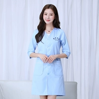 Элитный, лазурный, V-образный вырез