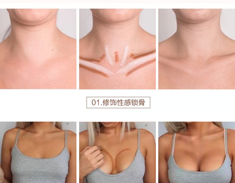Phấn mặt 逸 茉 初 v phấn mặt làm sáng mũi chùm bóng không thấm nước kéo dài tằm phấn bắt sáng mac