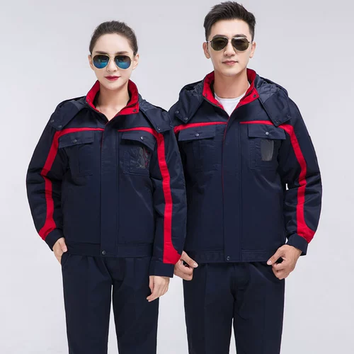 OIUUD Зимний пуховик для работы, куртка, увеличенная толщина