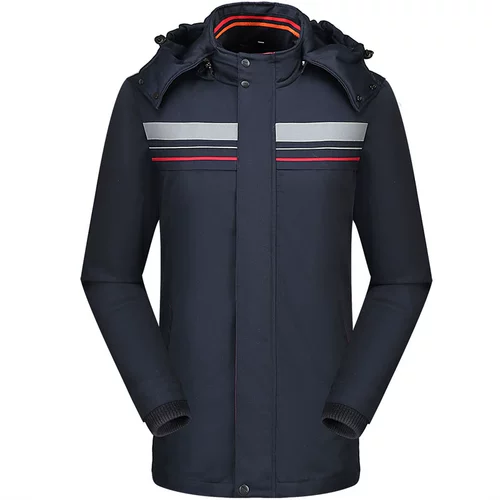 Зимняя светоотражающая куртка для работы, увеличенная толщина, делается под заказ