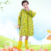 Childrens raincoat Boy girl kindergarten cartoon Korean schoolboy raincoat rainshoe suit poncho big brim