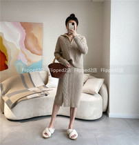 Flipped Old New Design ~ E * P Tibetan land yak velvet twist top dress set 201226