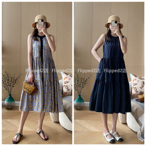 Flipped designer line ~ short ~ sgon satin cotton floral pleat short sleeve dress 210628