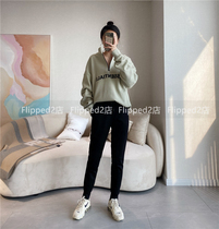 Flipped down God pants you must have export orders ~ drawstring lace-up tapered pants 201222