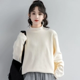 Демисезонный абрикосовый двусторонний бархатный приятный телу зимний брендовый лонгслив, увеличенная толщина