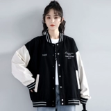 Весенняя осенняя куртка, бейсбольная форма, тренд сезона, в корейском стиле, с вышивкой