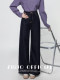 Retro Dark Blue High-Waisted Jeans for Women 2026 Spring & Fall New Style Loose and Slim Straight Wide-Leg Long Pants