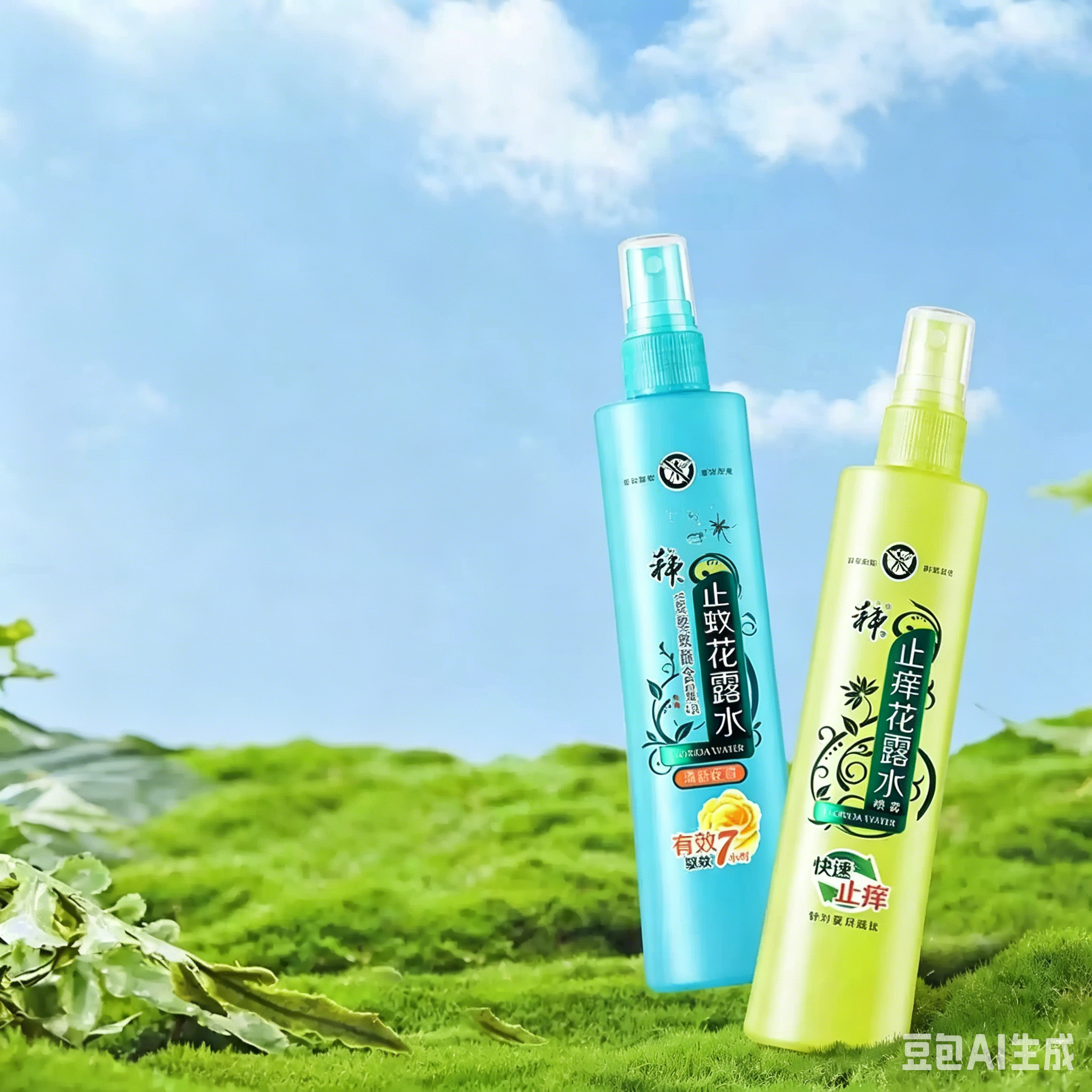 【3瓶装】植物防蚊虫驱蚊金银花宝宝花露水驱蚊水