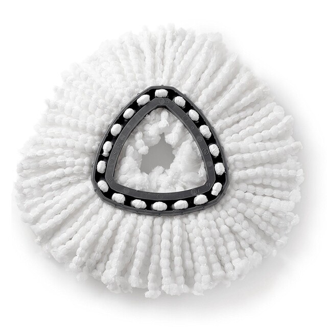 Suitable for Vileda Triangular Mop Head Rotating Mop Replacement Cloth Household Vileda Thickened Cleaning Head Accessories