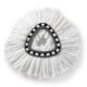 Suitable for Vileda Triangular Mop Head Rotating Mop Replacement Cloth Household Vileda Thickened Cleaning Head Accessories