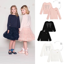 Spot authorized British Angels Face AW autumn and winter childrens angel wings T-shirt top