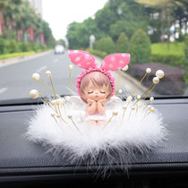 Interior jewelry ornaments Net red creative cute car center console doll high-end female car decoration doll car