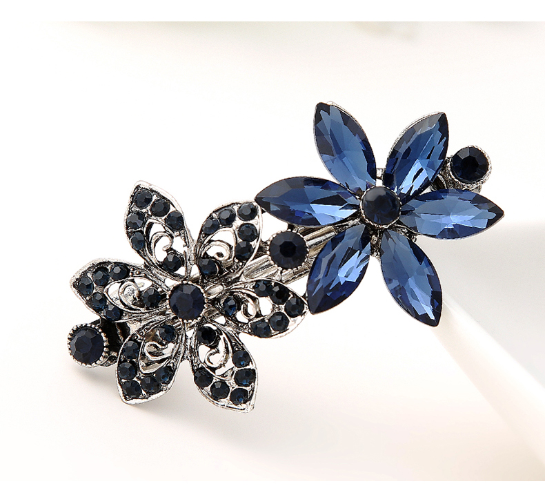 Fuliman mùa xuân clip kẹp tóc dành cho người lớn clip ngang nhỏ pha lê retro nhỏ đầu clip nữ tiara phụ kiện tóc băng đô nam