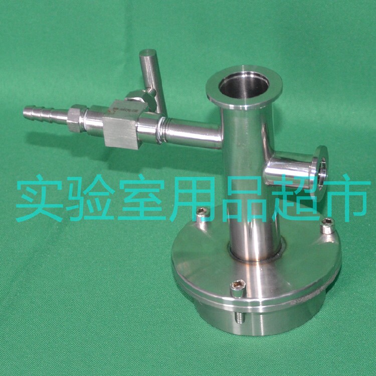 Quartz tube vacuum joint KF25 tubular furnace vacuuming flange corundum pipe type furnace flange vacuuming