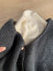 High-End Gray Knitted Vest with Small Gold Buttons for Women, Autumn and Winter Soft and Cozy Layering Sweater Vest with a Sense of Design, Sleeveless Top