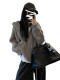 Korean Style Hooded Zip-Up Loose Sweater for Women, Autumn and Winter 2026 New Style, Lazy and High-End Knitted Cardigan Jacket