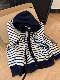 Super Stylish, Gentle and Lazy Style, Color-Blocked Striped Hooded Knit Cardigan for Women, New Autumn Korean Style Sweater Jacket, Trendy